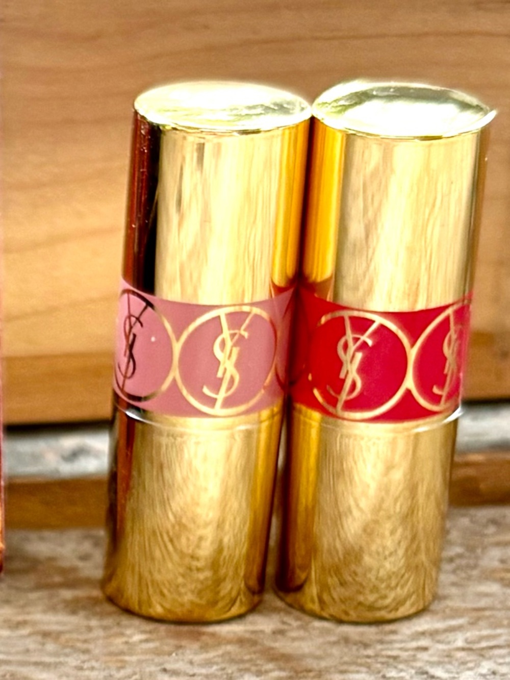 $15 Travel Lux - Giorgio Armani Lip Power Grazia and YSL Tubes - Red or Mauve - Picture 3 of 3